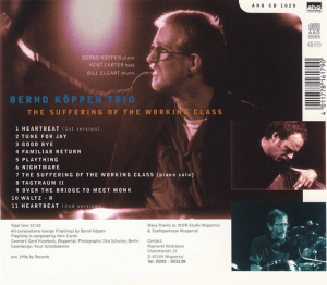Bernd Köppen Trio – The Suffering Of The Working Class (1996) AHO Recording back