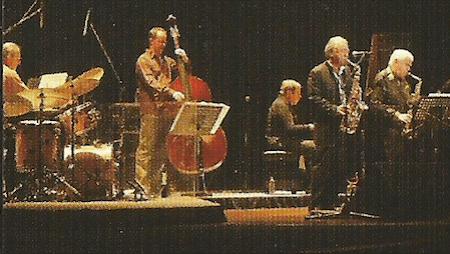 Bill Elgart, Dieter Ilg, Bob Degen, Sadao Watanabe, and Charlie Mariano (from CD booklet)