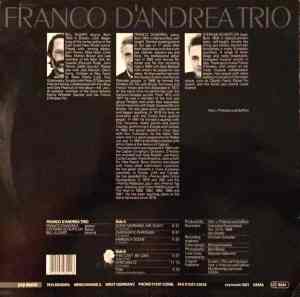 Franco D'Andrea Trio - Franco D'Andrea Trio (1989) YVP Music back