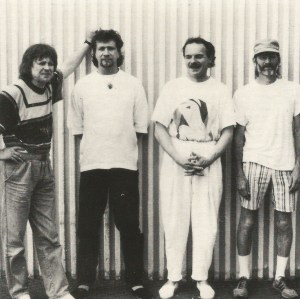 Leszek Zadlo, Rainer Glas, Chris Beier, and Bill Elgart from Zadlo's Breath (1989) Enja CD booklet back