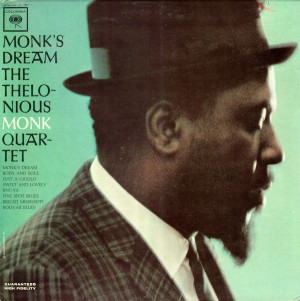 The Thelonious Monk Quartet - Monk's Dream (1963) Columbia cover